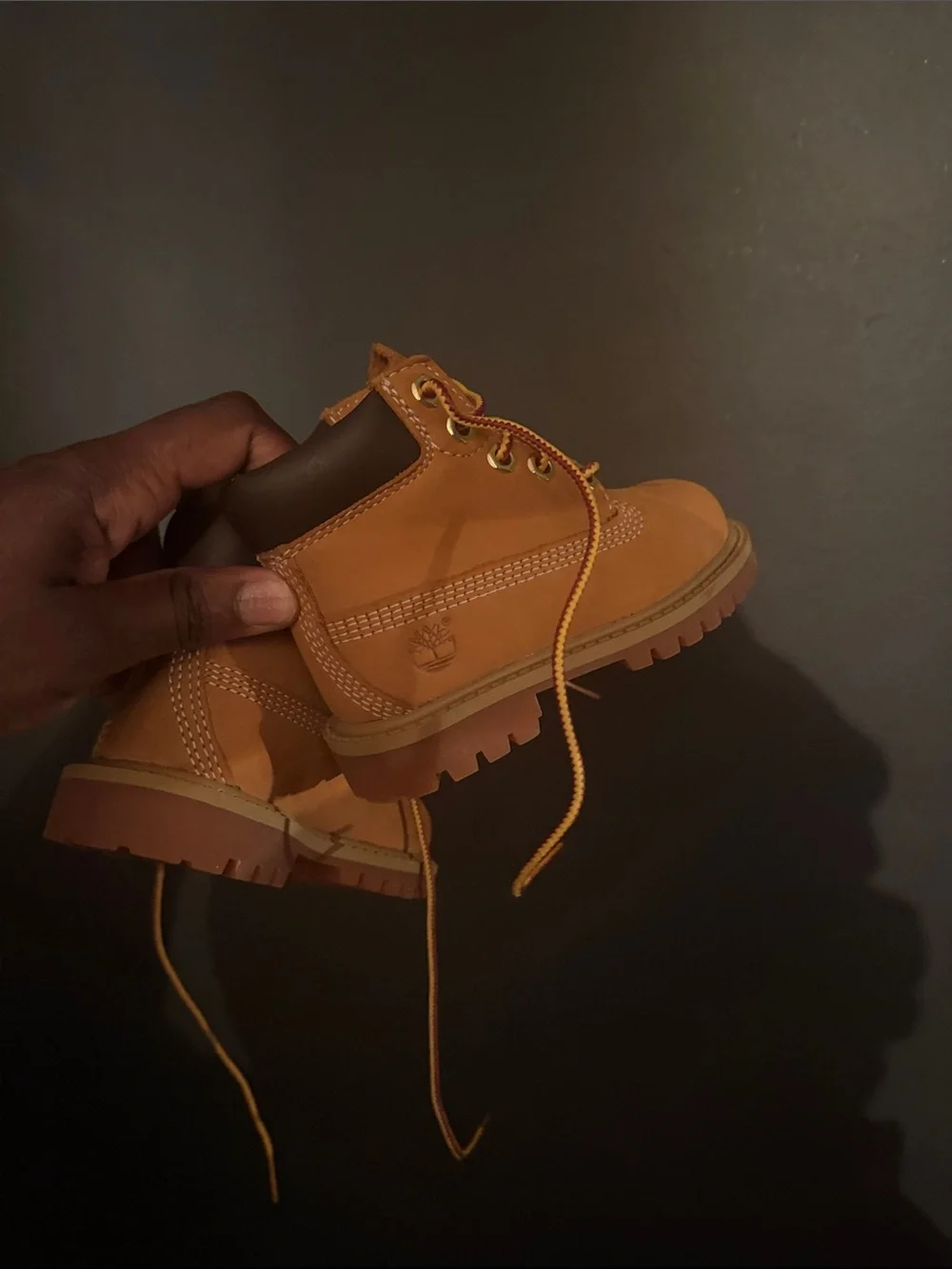Timberland Kids Wheat Nubuck Ankle Boots - Honey Tan